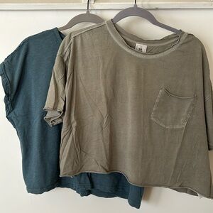 Bundle of two FP Cropped Tshirts
